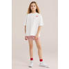 WE Fashion T-shirt met backprint wit