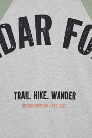 thumbnail: WE Fashion T-shirt met backprint lichtgroen