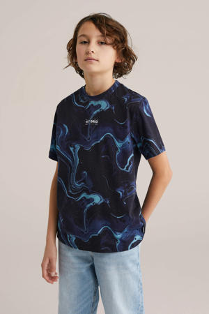 T-shirt donkerblauw