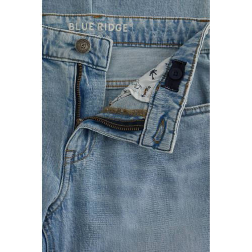 WE Fashion regular fit jeans light blue denim Blauw Effen - maat 98 afbeelding