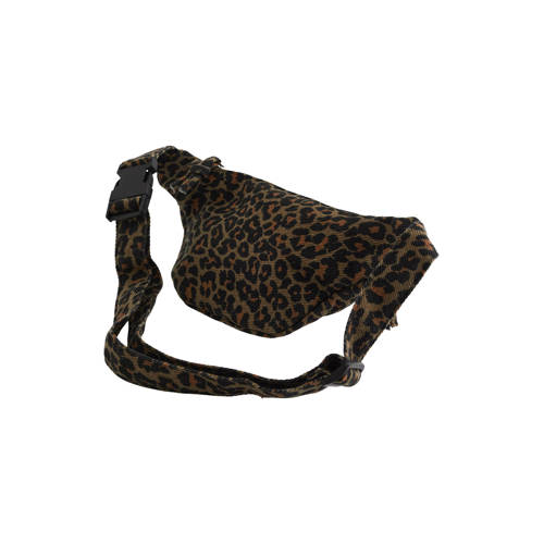 WE Fashion heuptas panterprint bruin Meisjes Polyester Panterprint afbeelding