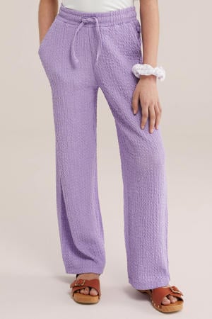 loose casual broek lila