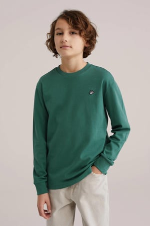 longsleeve donker armygroen