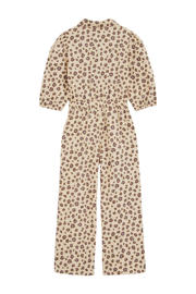 thumbnail: WE Fashion Straight jumpsuit ecru met panterprint