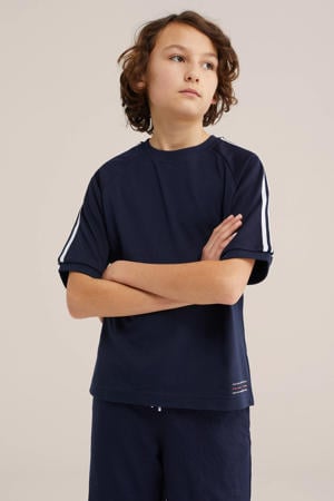 T-shirt donkerblauw