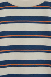 thumbnail: WE Fashion gestreepte T-shirt donkerblauw