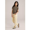 WE Fashion T-shirt met panterprint bruin
