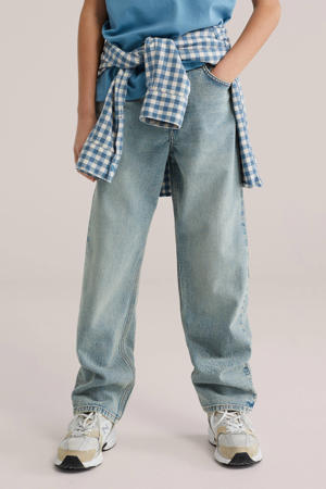 loose fit jeans baggy jeans light blue denim