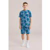 WE Fashion   shortama all over print blauw