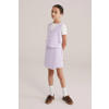 WE Fashion korte rok lila