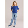 WE Fashion gebreide trui marineblauw