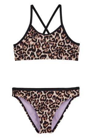 crop bikini zand/bruin