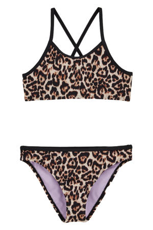 crop bikini zand/bruin