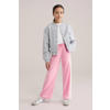 WE Fashion loose casual broek lichtroze