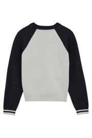 thumbnail: WE Fashion trui grijs melange fijn gebreid