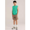 WE Fashion tanktop groen