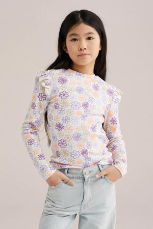 longsleeve rib gebreid ecru