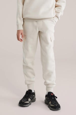 slim casual broek beige