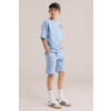 WE Fashion Blue Ridge sweater lichtblauw