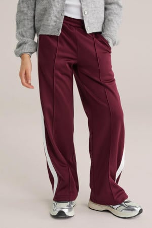 loose casual broek donkerrood