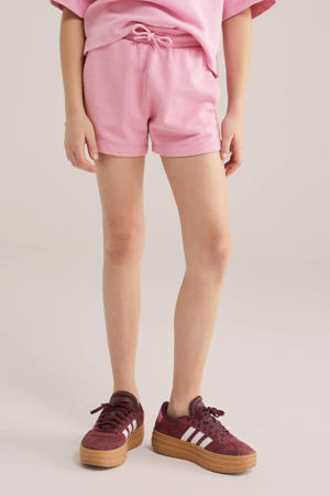straight sweatshort roze