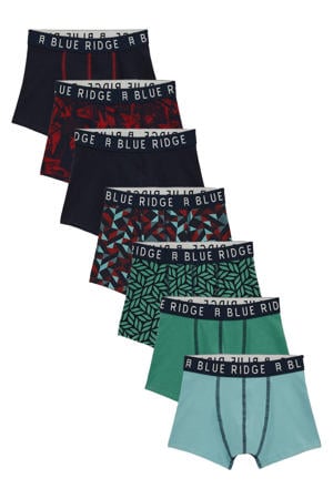 boxershort - rood/multicolor (set van 7)