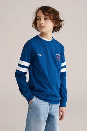 longsleeve blauw