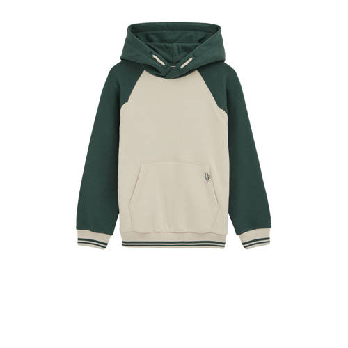 WE Fashion sweater met backprint beige Backprint - maat 134/140 afbeelding