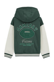 thumbnail: WE Fashion baseballvest groen/wit