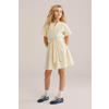 WE Fashion zomerjurk lichtgeel