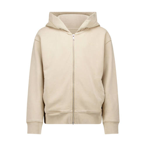 Airforce sweater Beige Jongens Katoen Ronde hals Effen - maat 12 afbeelding