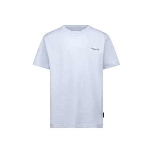 Airforce T-shirt Blauw Jongens Katoen Ronde hals Effen - maat 14 afbeelding