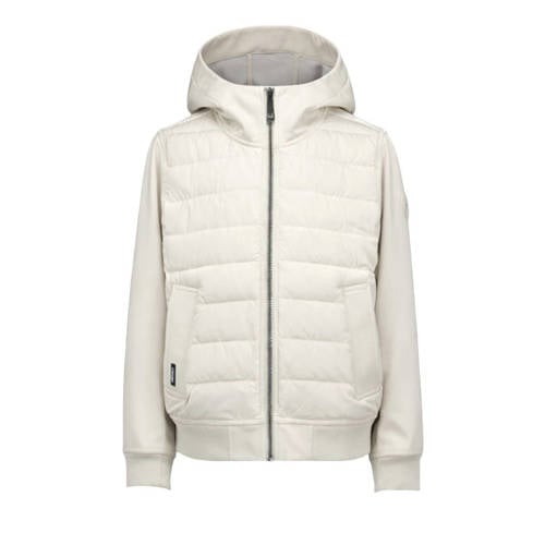 Airforce softshell jas zand Ecru Jongens Polyester Capuchon Effen - maat 12 afbeelding