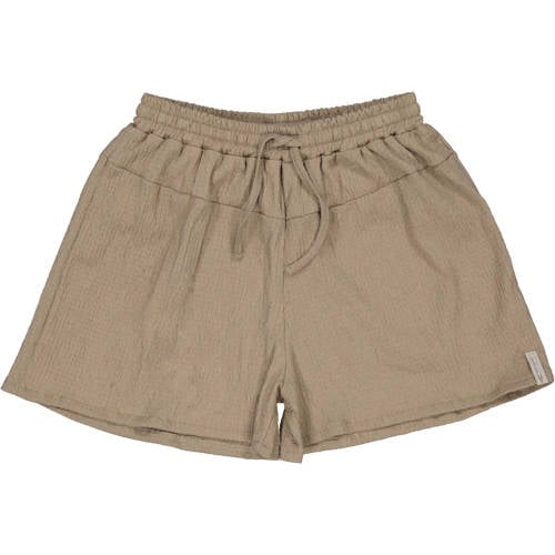 LEVV Little regular casual short taupe Korte broek Bruin Meisjes Polyester - maat 92 afbeelding
