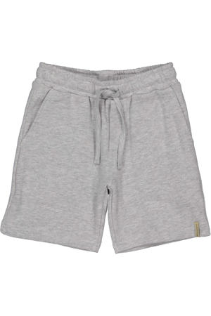 regular waist sweatshort lichtgrijs