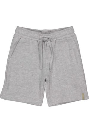 regular waist sweatshort lichtgrijs