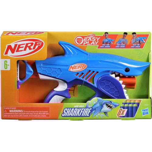 Nerf Jr Wild Sharkfire Blaster | Blaster van Nerf | Speelgoed > Buitenspeelgoed > Schietspeelgoed