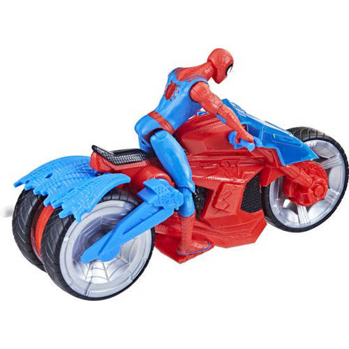 Spiderman Web Blast-motorfiets Speelset | Speelset van Spiderman afbeelding