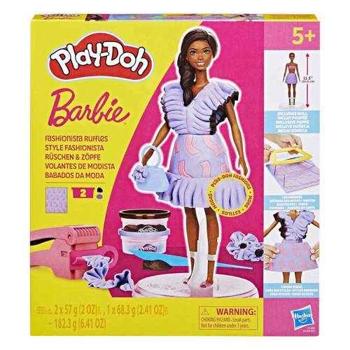 Play-Doh Barbie Fashionista-franjes Klei | Klei van Play-Doh afbeelding