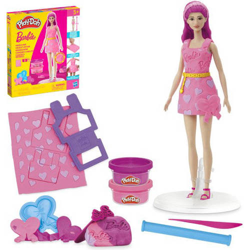Play-Doh Barbie Hartjes en haar Klei | Klei van Play-Doh afbeelding