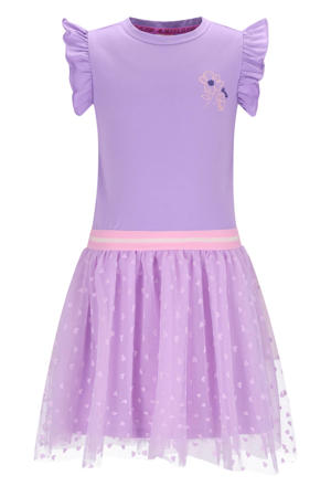 midi jurk lila
