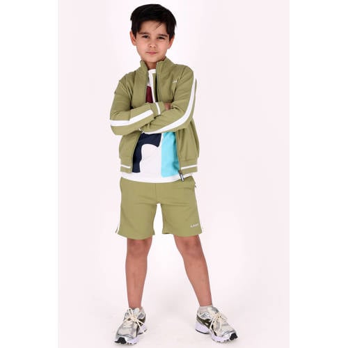 B.Nosy sweatvest groen Effen - maat 104 | Vest van B.Nosy afbeelding