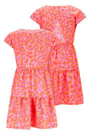 thumbnail: B.Nosy zomerjurk met panterprint roze