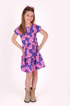 midi jurk blauw
