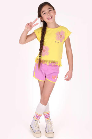 relaxed sweatshort violet