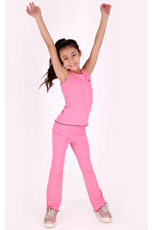 flared broek roze
