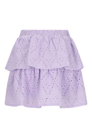 strokenrok broderie lila