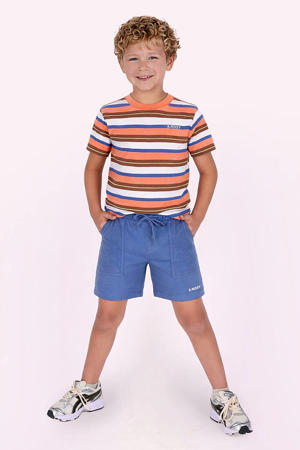 regular waist sweatshort blauw