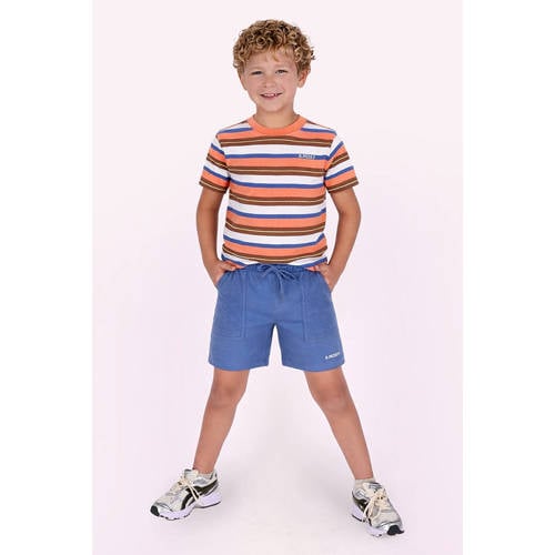 B.Nosy regular waist sweatshort blauw Korte broek Jongens Katoen Effen - maat 116 afbeelding