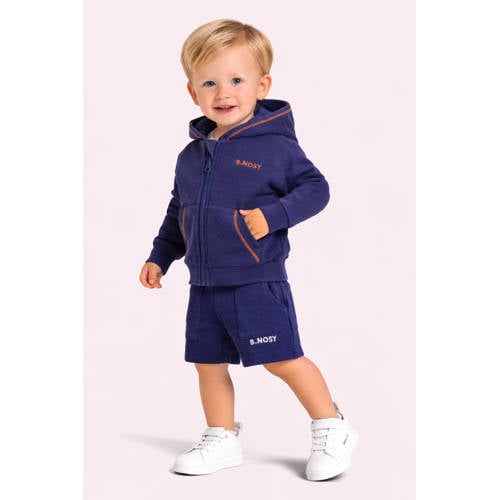 B.Nosy sweatshort donkerblauw Korte broek Tekst - maat 74 afbeelding